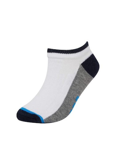 DeFacto Erkek Çocuk Desenli 5'li Patik Çorap T7302A6NSWT16