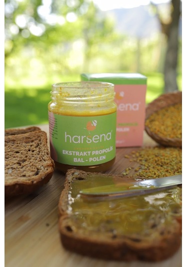 Harşena Doğal Propolis Polen Bal Karışımı 250 G