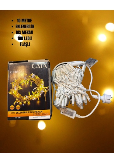 Cata Ct-8501 Dış Mekan Eklenebilir Süsleme Led 10 Metre - Günışığı 1 Adet