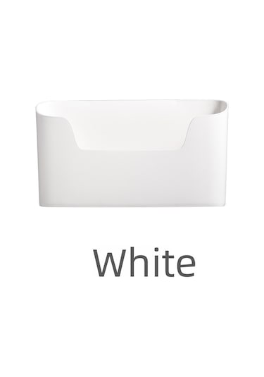 Kosona Duvar Montajlı Banyo Malzemeleri Depolama Kutusu - Delik Açmadan Dolap Arka/ön Organizatörü Beyaz - Dayanıklı Materyal İle Ev İçinde Çeşitli Kullanim Seçenekleri Diğer