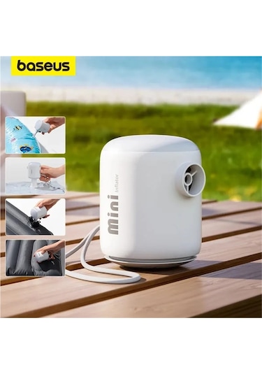 Jialan Baseus Mini Hava Pompası Taşınabilir Elektrikli Şişirme