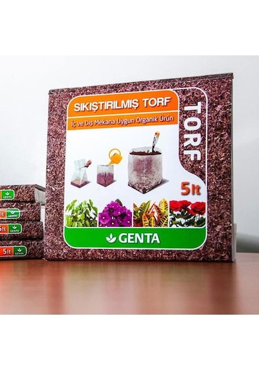 Cocopeat Sıkıştırılmış Torf 5 L