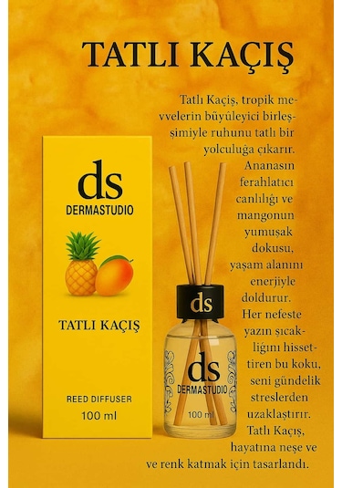 Tatlı Kaçış Bambu Oda Kokusu 100 Ml Uzun Süre Kalıcı Ferah Koku Karışık