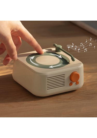 Butu Yuvarlak X17 Vintage Kablosuz Bluetooth Hoparlörü