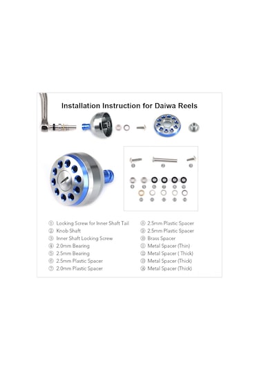 Kosona Metal Cnc Hassas Tekerlek, Olta Makinesi Kolu Parçası, 38mm Çap, Su Tüpü, Dayanıklı, Mavi/green/sarı Seçenekli