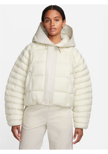 Nsw Essentials Prima Puffer Krem Kadın Mont Krem