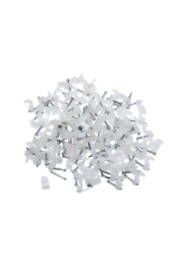 Tek-iş Beton Çivili Kablo Tutucu Kroşe No: 4 - 10mm 50 Adet