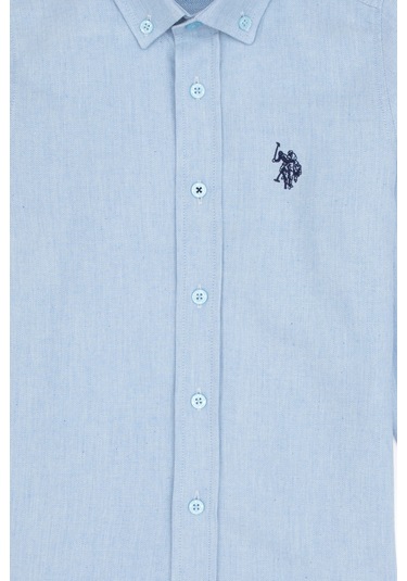 U.s. Polo Assn. Erkek Çocuk Açık Mavi Gömlek Basic 50316769-vr003 Acık Mavı