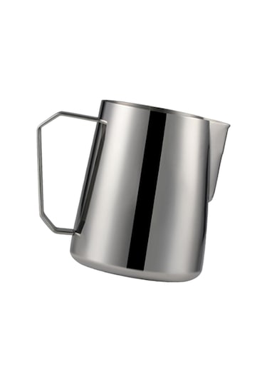 Suntek Latte Art Cafetiere Cappuccino Argent Için Buğulanmış Süt Sürahisi Buhar Sürahisi 600ml