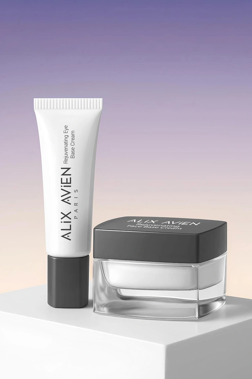 Alix Avien Yaşlanma Karşıtı E Vitaminli Spf30 Aydınlatıcı Etkili Nemlendiren Yüz Makyaj Bazı Kremi Seti