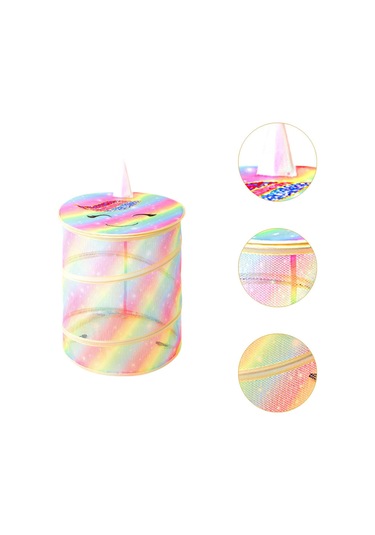 Suntek Çocuk Oyuncak Depolama Sepeti Çocuklar Odası Oturma Evi Gökkuşağı