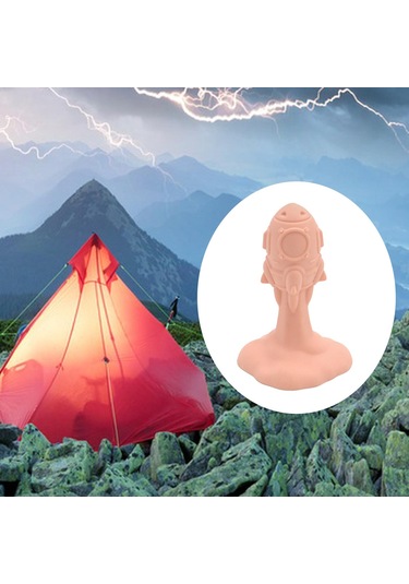 Homyl Çadır Direği Yıldırımdan Korunma Kapağı Kamp Pembe Pembe