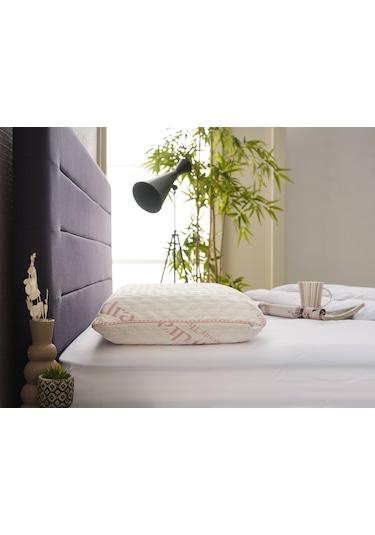 Hydra Cilt Bakım Güzellik Yastığı - Beauty Hyaluronic Kolajen Ortopedik Dinlendirici Visko Yastık 1 Adet Çok Renkli