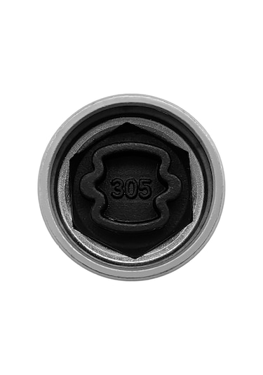 Mercedes Benz Security Master Kilitli Tekerlek Somunu Anahtarı 305 Hır Gümüş