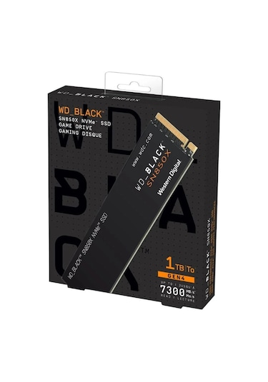 WD Black SN850X WDS100T2X0E 1 TB 7300/6300 MB/S NVMe M.2 2280 SSD