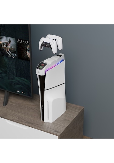 Rampage Rp-ps5 S Rgb Işıklı Kulaklık Standlı Playstation 5 Slim Uyumlu