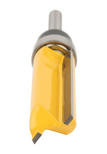 Maiyame Kahve Çelik T Tipi Freze Ucu, Ahşap Yuvalama Ve Düzenleme Aracı, 1/4 İnç Saplı, 19mm Kesme Çapı, 50.8mm Bıçak Uzunluğu