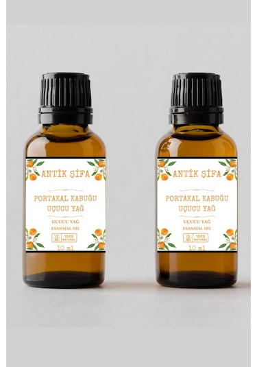 Portakal Yağı - 2 X 10 Ml %100 Saf Portakal Uçucu Yağı 20 ML