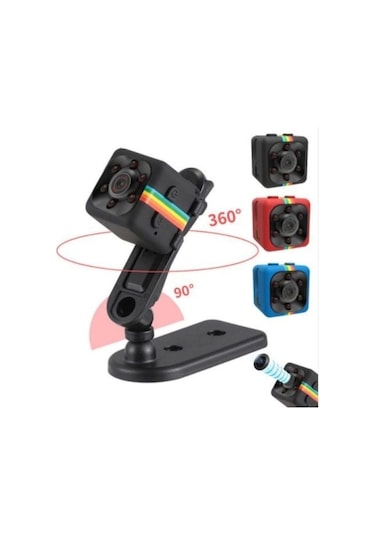 Mini Kamera Sq11 Ultra Küçük Ve Taşınabilir Mikro Kamera Full Hd Araç Kamerası Gece Görüşlü