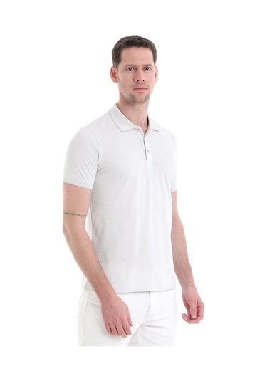 Hatemoğlu Gri Regular Fit Düz Polo Yaka Tişört 3536etc22c03 Ag1 Gri