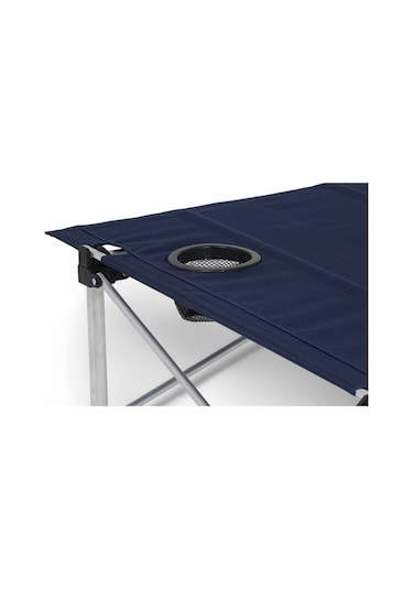 Bardaklıklı Katlanabilir Kumaş Kamp Ve Piknik Masası Lacivert