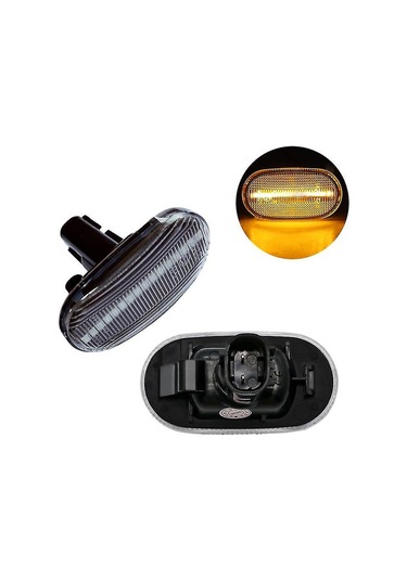 Kosona Suzuki Jimny, Mazda Az, Chevrolet Uyumlu Siyah Amber Led Yan Turlama Işığı - 5w, 8-15v, Ip67 Su Geçirmez, 50.000+ Saat Ömür
