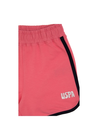 U.S. Polo Assn. Kız Çocuk Pembe Regular Fit Örme Şort 50306297-VR167 U.S. Polo Assn. Kız Çocuk Pembe Regular Fit Örme Şort 50306297-VR167