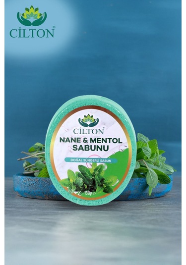Cilton Nane & Mentol Sabunu Doğal Süngerli Sabun 150 Ml