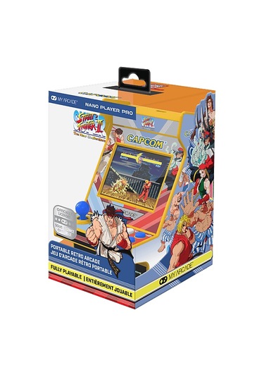 Myarcade 12 Cm Street Fighter Iı Champ Retro Konsol 2 Oyun