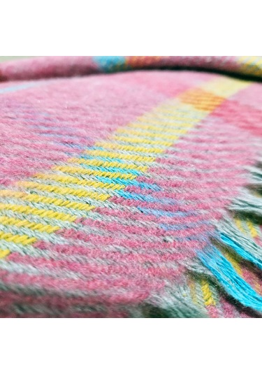 Çift Kişilik Pamuklu Battaniye 180 200 Cm X 5043 Çok Renkli