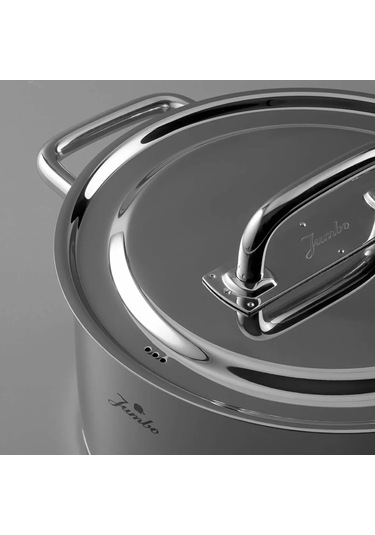 Jumbo Metalix 14 Parça Tencere Seti Gri