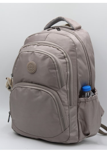 GirayCollection Özel Su İtici Kumaş Okul Sırt Çantası 34600 Vizon