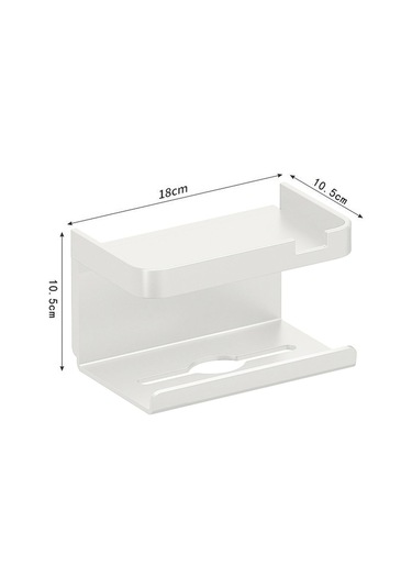 Suntek Magideal Banyo Kağıt Havluluk Telefon Raf Tuvalet Beyaz-stil-b