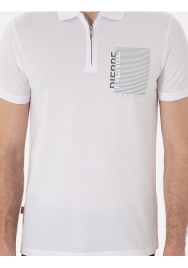 Pierre Cardin Erkek Beyaz Tişört 50307929-vr013 Beyaz