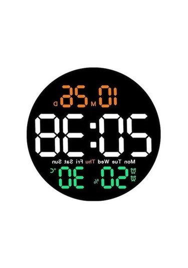 Trendooze Ve Sıcaklık Seçenek Saati Renkli Renkli Modern Göstergeli Duvar Dijital Çok Çok Akıllı - Uw ÇOk Renkli