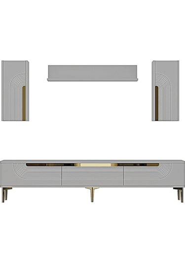 Tvr1803bg - Meyra Tvr180 Ünitesi Takım Beyaz-gold 180cm Beyaz-gold