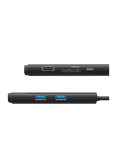 Baseus Lite 6in1 Multifonksiyonel Type-C Hub Dock Station