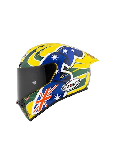 Suomy S1-Xr Gp Troy Baylıss Edıtıon 2005 Kapalı Kask Sarı - Mavi