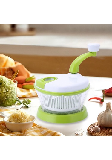 Homyl Manuel Mutfak Robotları El Kumandalı Gıda Parçalayıcı Yeşil