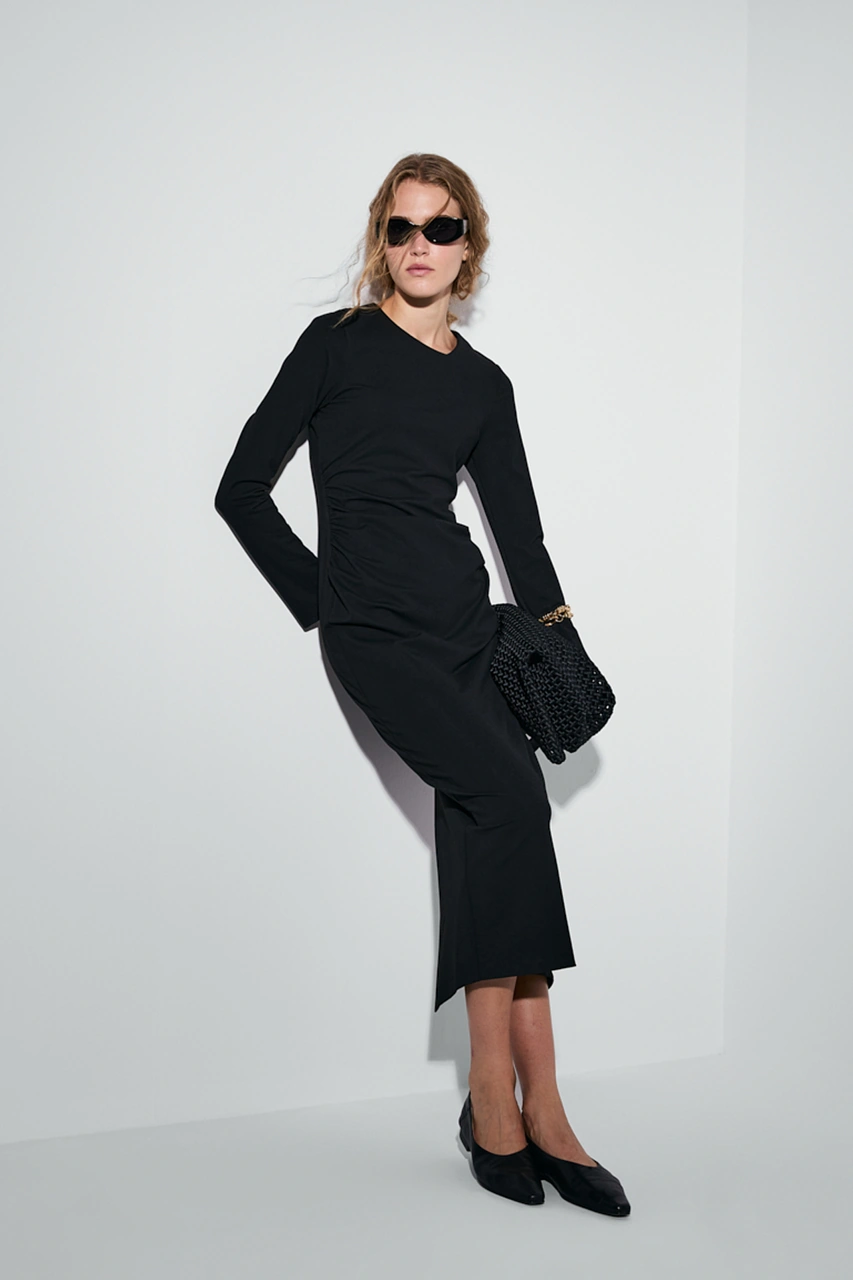 Lufian Helena Kadın Elbise Siyah Siyah 122290009100100 Siyah