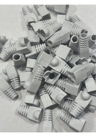 Beyaz Rj45 Kılıf Beyaz Cat6 Kılıf Beyaz Cat5 Kılıf 100 Adet