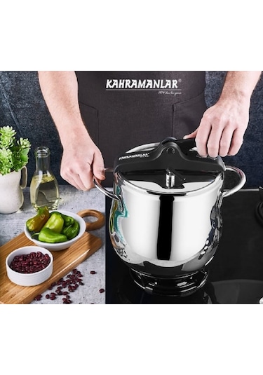 Kahramanlar 9 Lt Klasik Düdüklü Tencere 2133-s Siyah