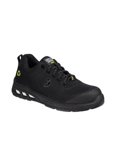 Safety Jogger Ecofitz Black S1p Src Sr Esd Fo İş Ayakkab Siyah 42 Siyah