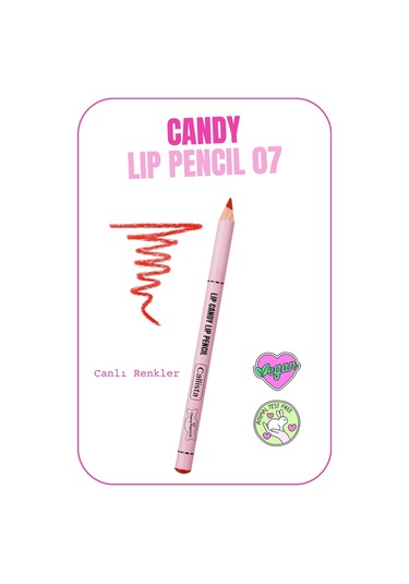 Callista Lip Candy Dudak Kalemi 07 Cherry Popsicle - Kırmızı