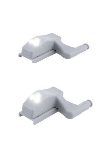 Fortunelane Otomatik Açık/kapaşır Led Pense Lambası, Beyaz Işık, Hareket Sensörlü, Kullanıcı Yönlü, 2 Adet Paket Beyaz Beyaz