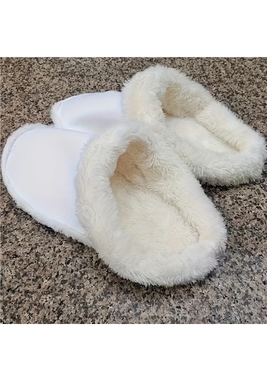 Fochsia Kürklü İçlikli Kışlık Crocs 44/45 Siyah Polar Kalın Sıcak Tutan Kaydırmaz