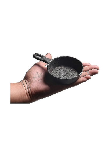 Gazlı Ve İndüksiyonlu Ocaklar İçin Mini Döküm Tava 8,5 Cm Önceden Baharatlanmış Tava, Çevre Dostu Mutfak Gereçleri Fmy