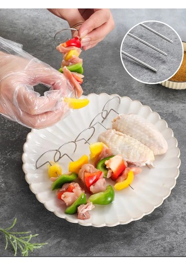 Aerogril Ve Fırın İçin 20'li Şiş 437863338 Gri