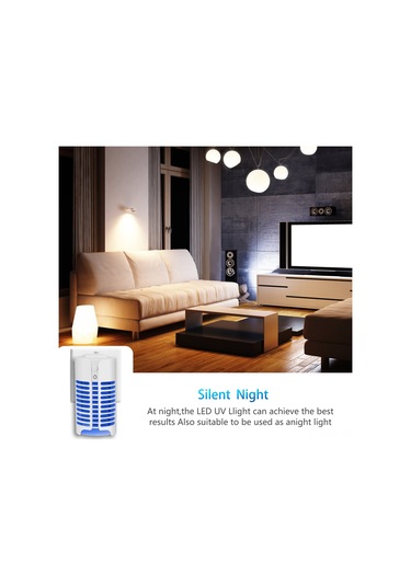 Aubyhe Güneş Işığı Kontrollü Akıllı Elektrikli Sinek Öldürücü Lambası - Ev Kullanıma Uygun, Sessiz, Temizleme Fırçasıyla - Avrupa Standartı 1 Adet