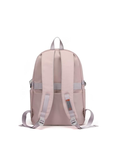 Ranyeek Kadınlar İçin Su Geçirmez 15.6 İnç Laptop Çantası - Geniş Bölmeli, Anti-hırsızlık Cepi, Organize Edici Nylon Sırt Çantası Mor Çok Renkli